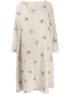 Apuntob Patterned Mid-length Dress - Neutrals
