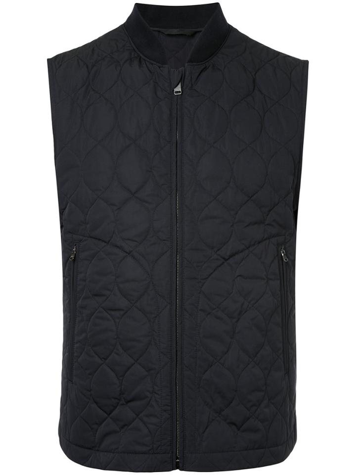 Gieves & Hawkes Quilted Vest Jacket - Blue