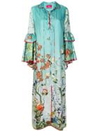 F.r.s For Restless Sleepers Long Printed Dress - Green