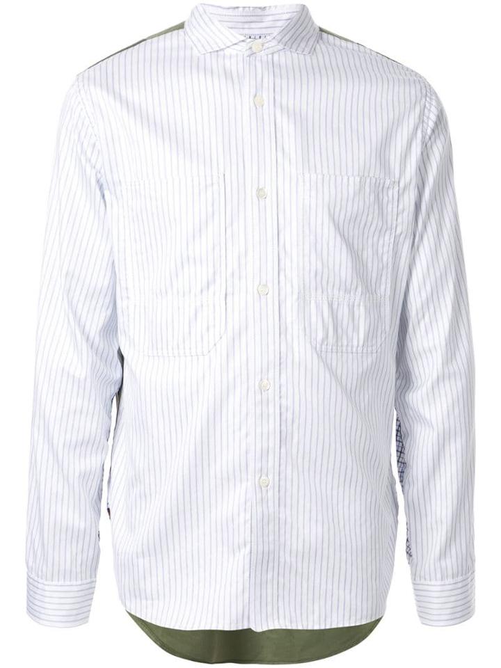 Junya Watanabe Man Long Sleeve Utility Shirt - White