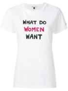 Bella Freud What Do Women Want T-shirt - White