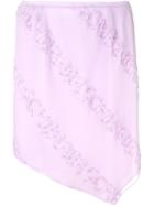 Jean Louis Scherrer Vintage Asymmetric Skirt, Women's, Size: 40, Pink/purple