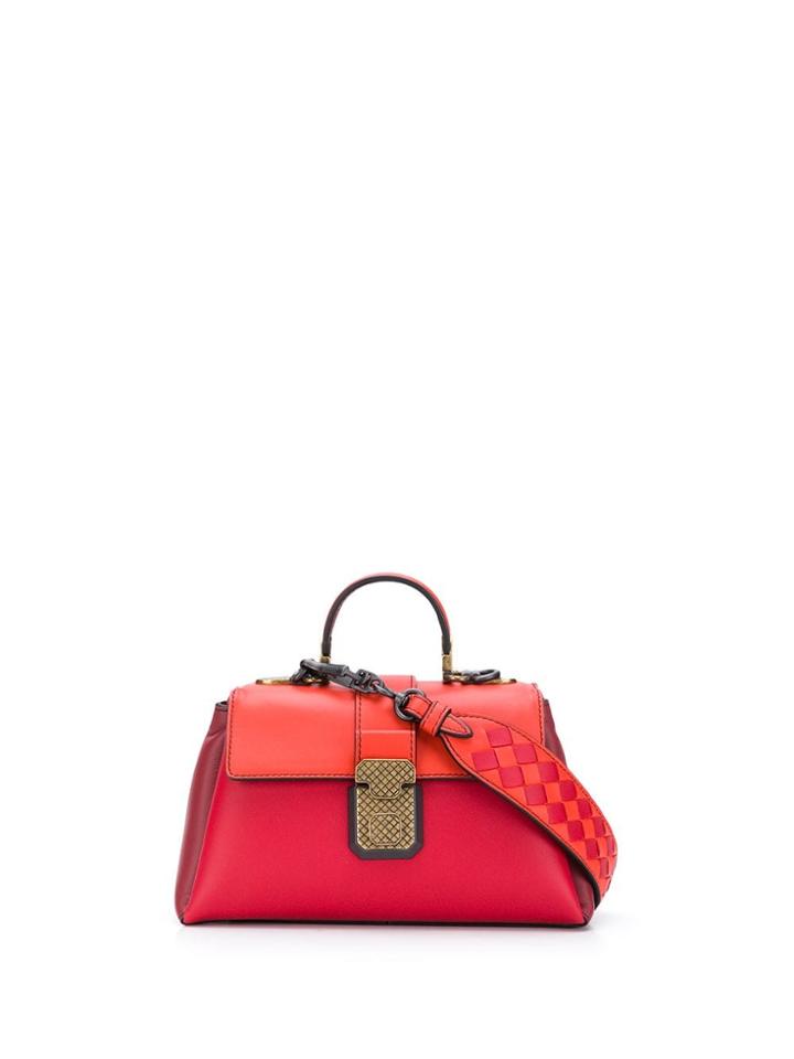 Bottega Veneta Mini Piazza Bag - Red