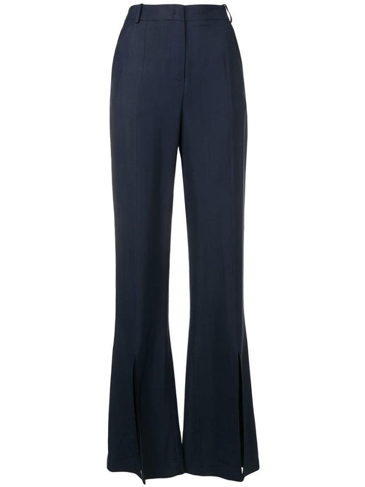 Pinko Flared Tailored Trousers - Blue