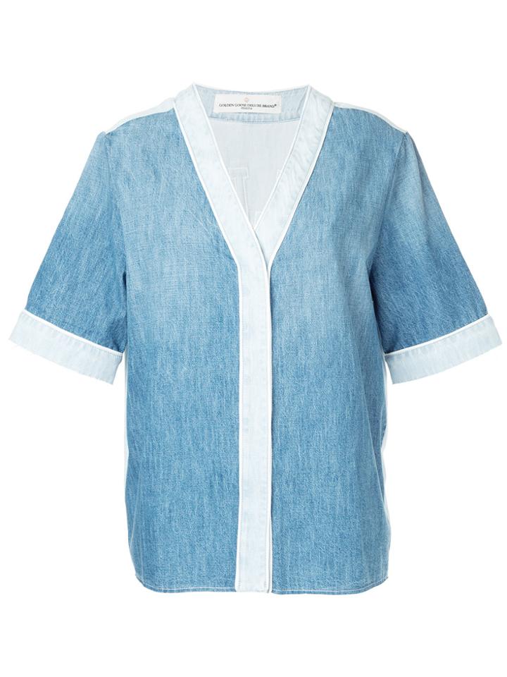 Golden Goose Deluxe Brand Denim Shirt - Blue