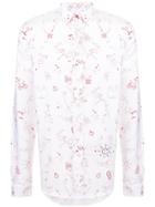 Ps By Paul Smith Slim-fit Sketchbook' Print Shirt - White