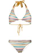 Missoni Mare Striped Bikini Set - Neutrals