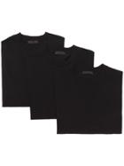 Prada Black 3-pack Jersey T-shirts