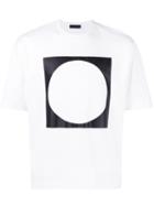 Diesel Black Gold - Square Circle Print T-shirt - Men - Cotton - Xs, White, Cotton