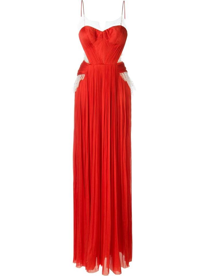 Maria Lucia Hohan Lace Insert Evening Gown