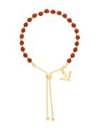 Astley Clarke Carnelian Super Kula Bow And Arrow Bracelet - Yellow &
