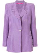 Emanuel Ungaro Vintage Slim Blazer Jacket - Pink & Purple