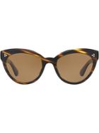 Oliver Peoples Roella Cat Eye Sunglasses - Brown