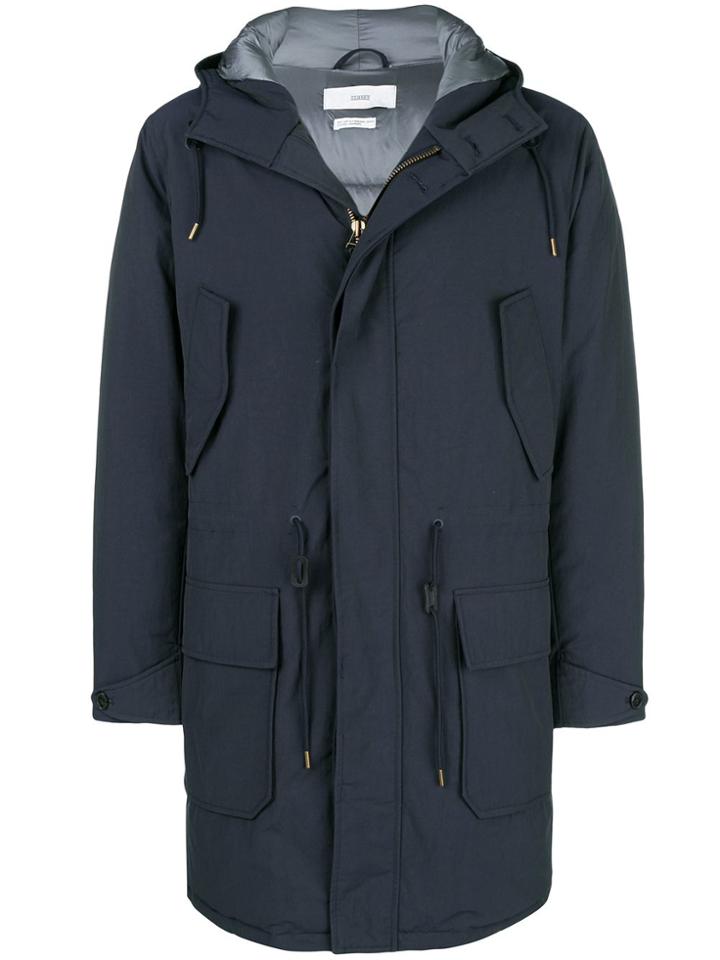 Closed Oversized Parka - Blue