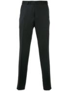 Ermenegildo Zegna Slim Tailored Trousers - Black
