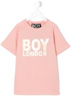 Boy London - London T-shirt - Kids - Cotton - 11 Yrs, Pink/purple