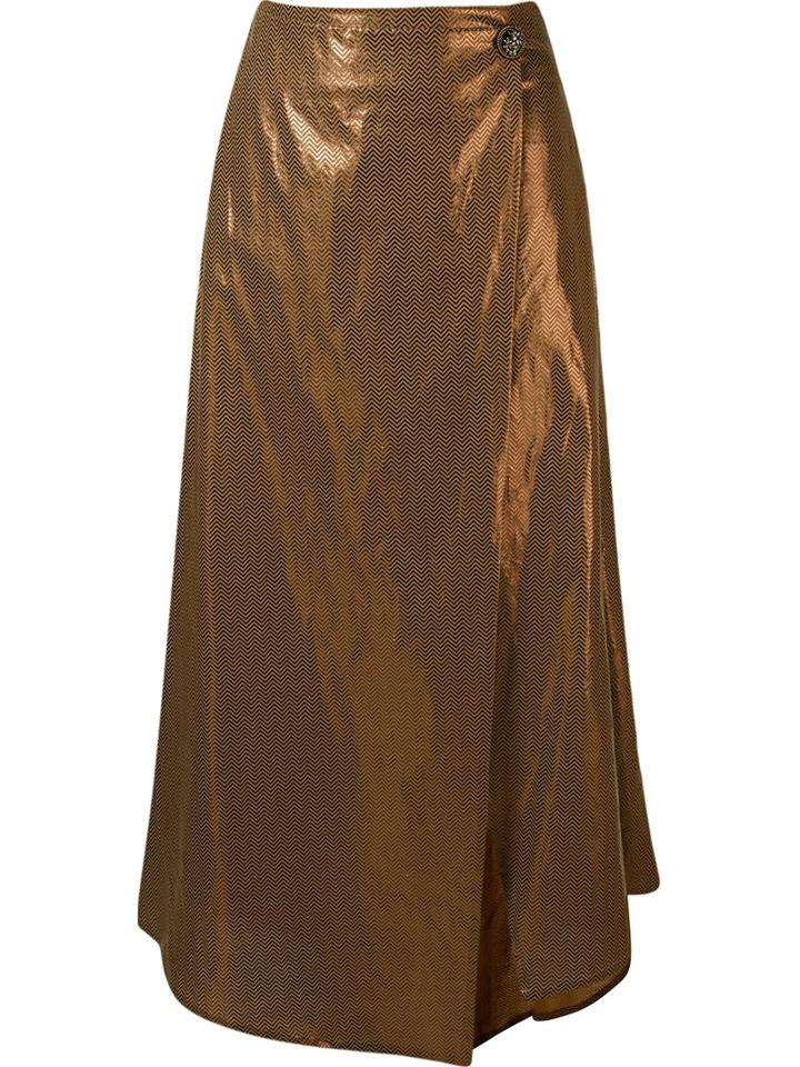 Emannuelle Junqueira Side Slit Skirt