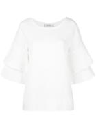 Dorothee Schumacher - Knitted Top - Women - Cotton - 4, White, Cotton