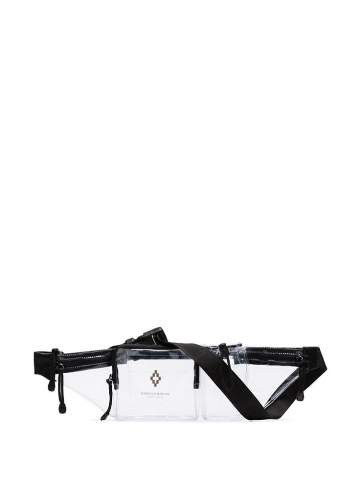 Marcelo Burlon County Of Milan Crossbody Messenger Bag - Neutrals