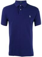 Polo Ralph Lauren - Logo Embroidered Polo Shirt - Men - Cotton - M, Blue, Cotton