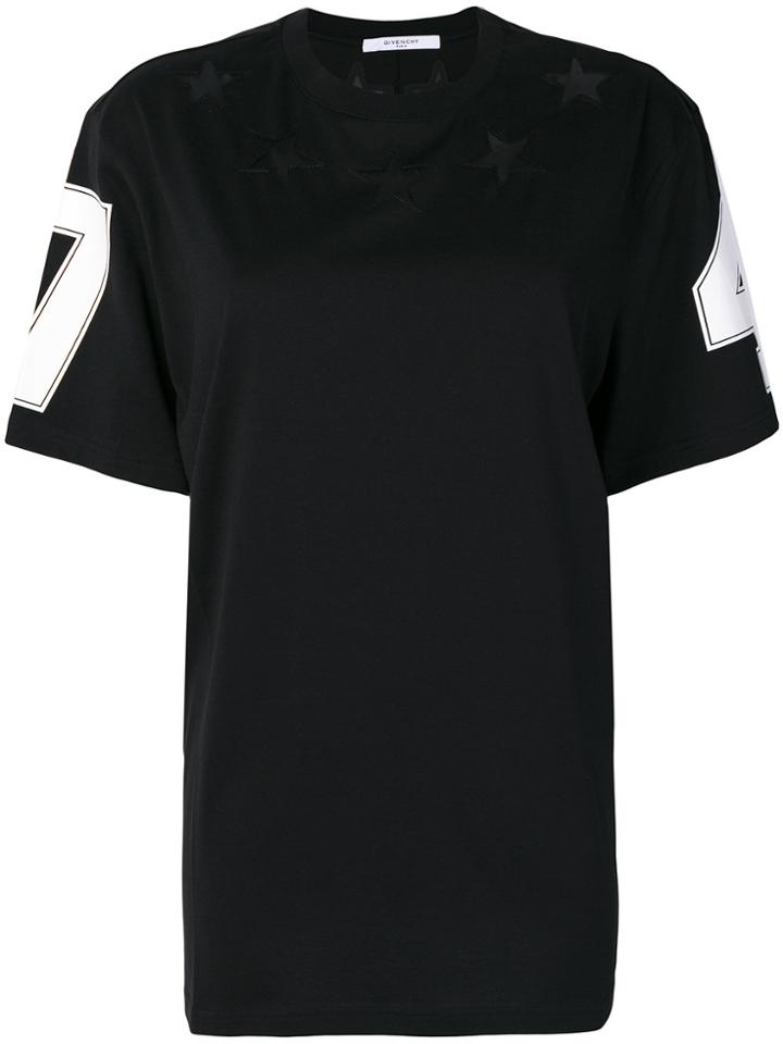 Givenchy Stars Printed T-shirt - Black