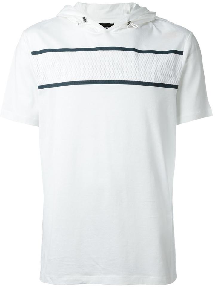 Emporio Armani Honeycomb Detail T-shirt