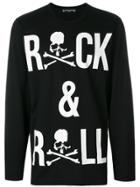 Mastermind Japan Slogan Skull Sweatshirt - Black