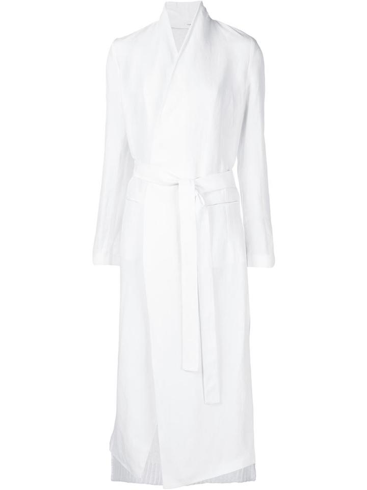 Isabel Benenato Belted Long Coat