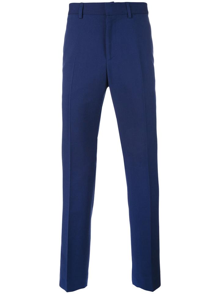Tailored Trousers - Men - Cotton/viscose - 50, Blue, Cotton/viscose, Stella Mccartney
