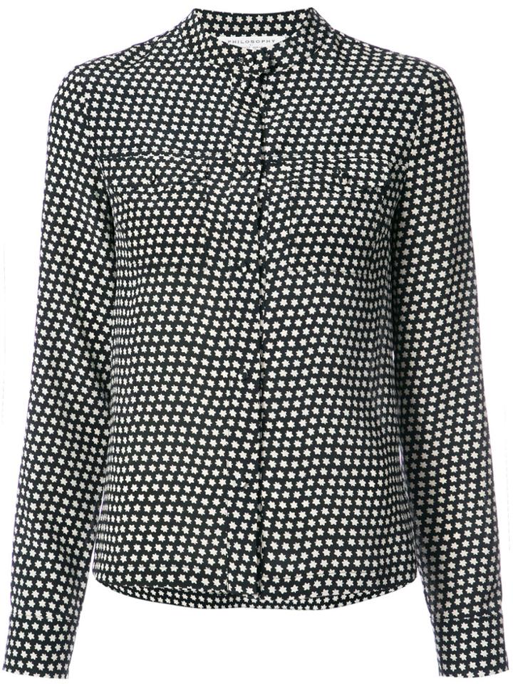 Philosophy Di Lorenzo Serafini Polka Dot Blouse - Black