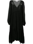 A.l.c. V-neck Flared Dress - Black