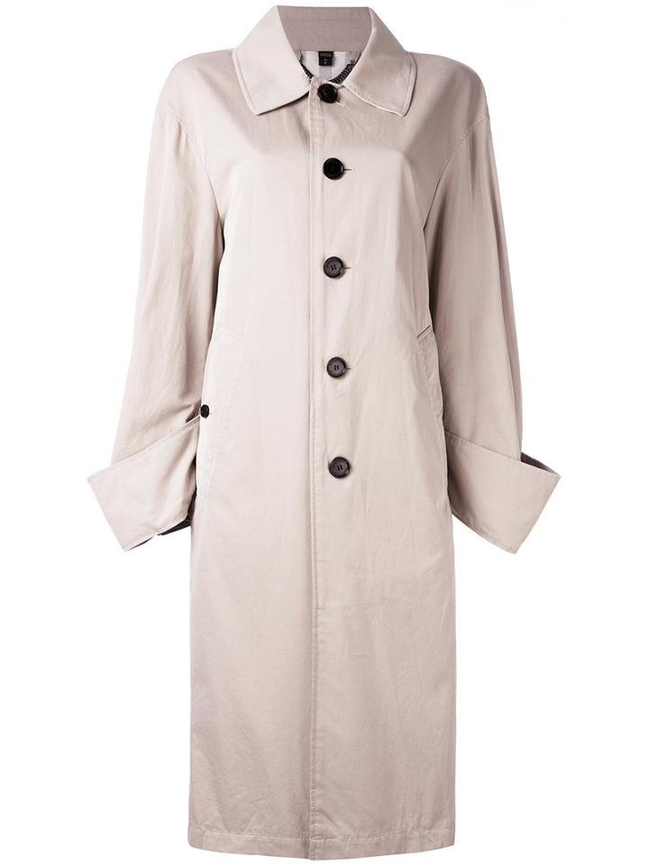 Burberry - Trench Coat - Women - Cotton/cupro/viscose - Xxs, Nude/neutrals, Cotton/cupro/viscose