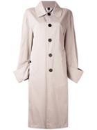 Burberry - Trench Coat - Women - Cotton/cupro/viscose - Xxs, Nude/neutrals, Cotton/cupro/viscose