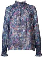 Rebecca Taylor Floral Print Blouse - Purple