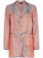 Comme Des Garçons Homme Plus Triangle Jacquard Cut-out Blazer -