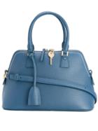 Maison Margiela Medium 5ac Bag, Women's, Blue, Calf Leather/cotton/polyester