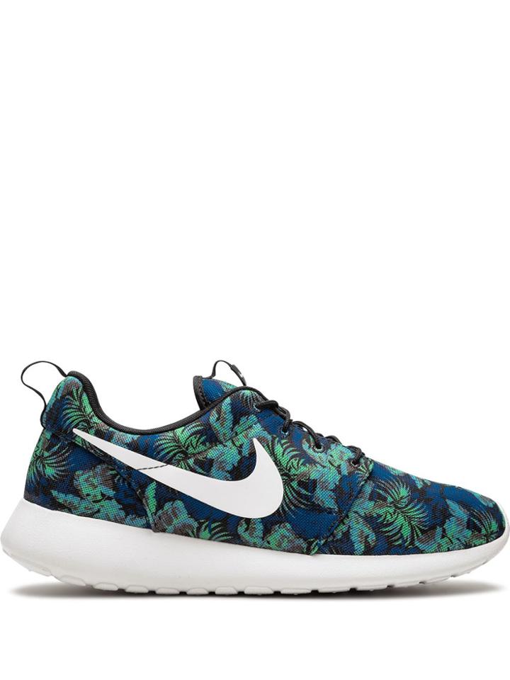 Nike Rosherun Print Sneakers - Blue