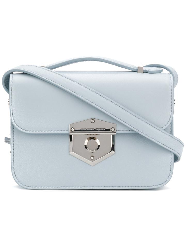 Alexander Mcqueen Small Wicca Shoulder Bag - Blue