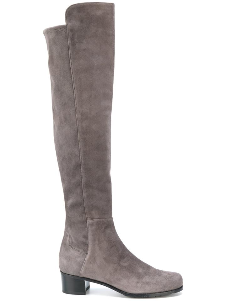 Stuart Weitzman All Serve Knee High Boots - Grey