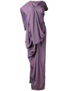 Rick Owens Draped Gown - Pink & Purple