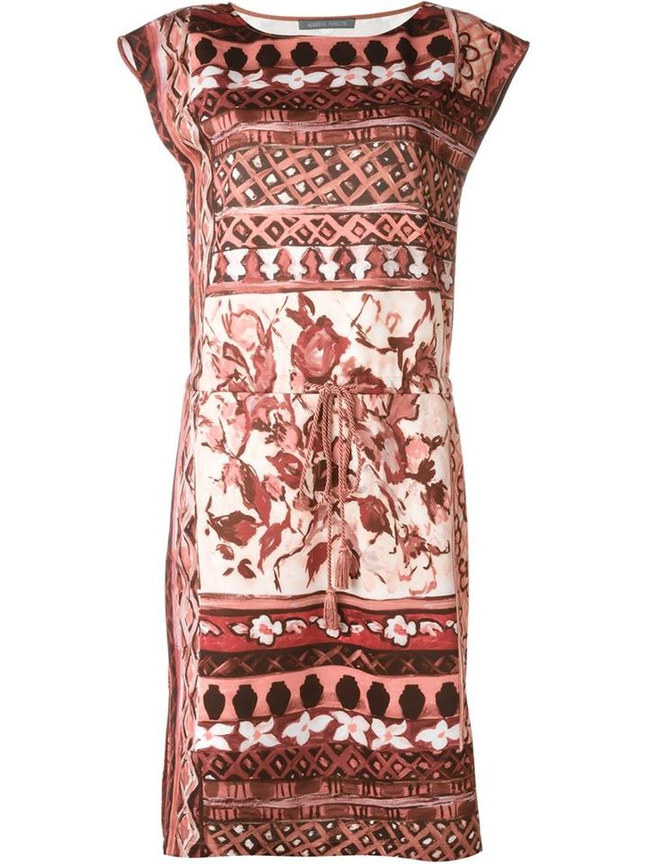 Alberta Ferretti Printed Casual Dress