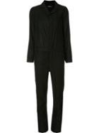 Etienne Marcel Chest Pocket Romper, Women's, Size: Small, Black, Lyocell