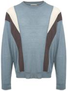 Wooyoungmi Panelled Sweater - Blue