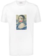 Jean-michel Basquiat X Browns Rome Pays Off Mona Lisa T-shirt - White