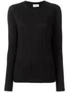 Courrèges Longsleeved T-shirt, Women's, Size: 4, Black, Cotton