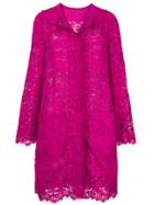 Dolce & Gabbana Lace-embroidered Coat - Pink & Purple