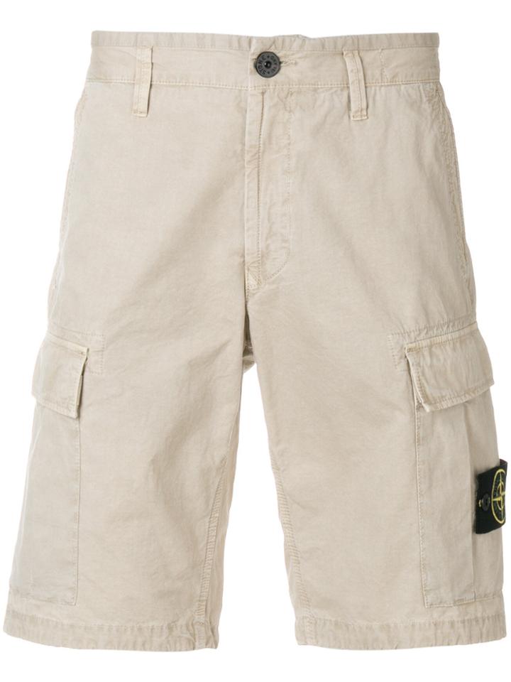 Stone Island Tc Old Bermuda Shorts - Nude & Neutrals
