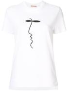 Nehera Galanda Face Print T-shirt - White