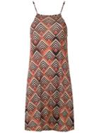 Lygia & Nanny Vestido Isis Jersey Estampado - Orange