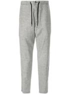 Bassike Drawstring Straight-leg Trousers - Grey